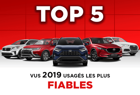 Les 5 meilleurs VUS 2019 usagés: Top des plus fiables
